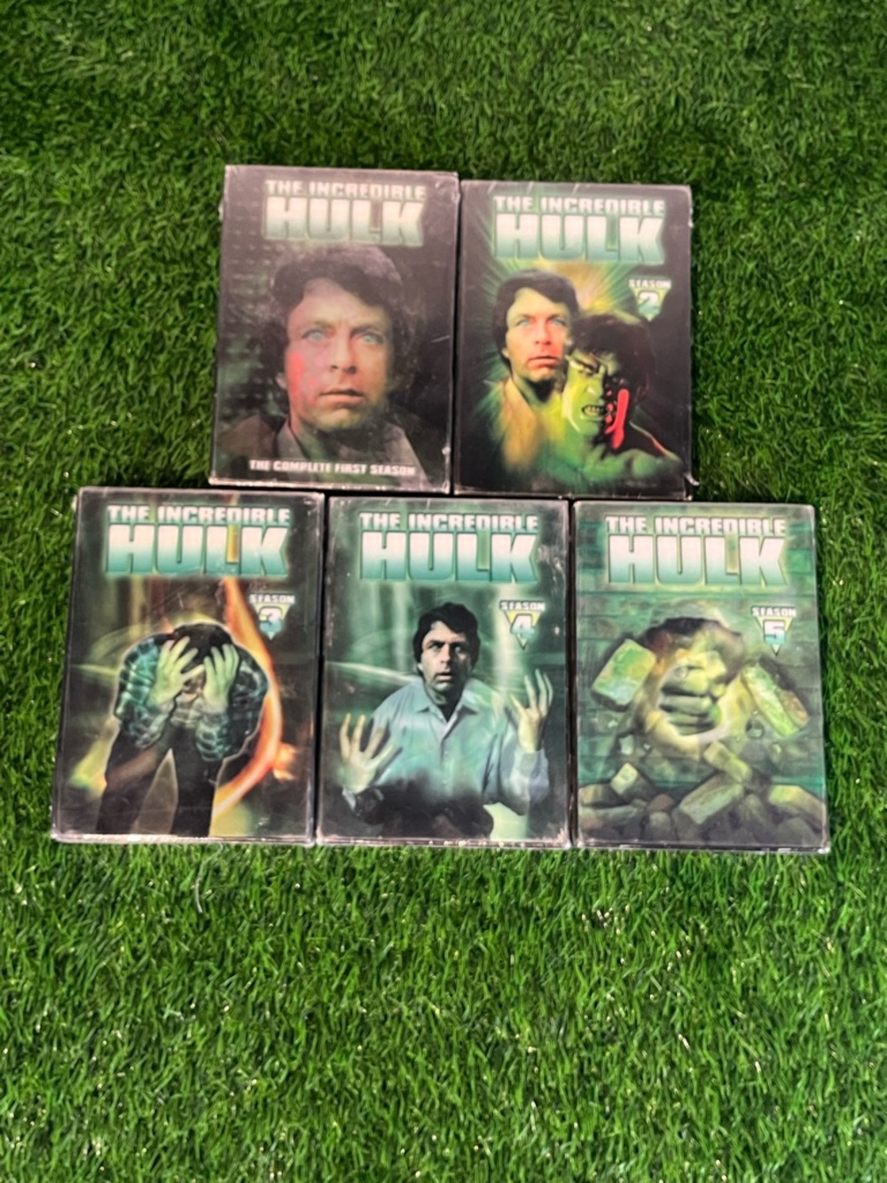 SEALED NEW IN PACKAGE VTG Vintage The Incredible Hulk Complete Series DVD 1-5